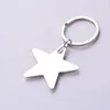 New Five-pointed star keychain keyring Zinc Alloy Star Shaped Keychains Metal Keyrings Five Pointed Star Bag Charm Accessories keyring gift