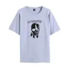 Koszulki O-Neck Kobiet Topy Tees Marka Moda Nowy Szkielet Head Drukowane Tee w Czarnym Zombie Skull Punk Rock Bawełniane Koszulki Kobiet Trend