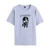 O-Neck Shirts Womens Tops Tees Brand Fashion New Skeleton Head Printed Tee In Black Zombie Skull Punk Rock Cotton Shirts Women Trend