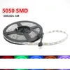 LED -remsor RGB 5050 SMD 300LED 5M vattentät IP65 Flexibel strip Light DC 12V Utbytbar färg för julfest utomhusljus