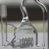 2022 Clear Hookahs 23cm tall 14.4mm Joint Smoking Water Glass Bongs Oil Rigs