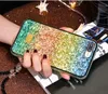 Custodia con strass premium con glitter sfumato Custodia per telefono Defender da donna di design di lusso per iPhone 12 11 Pro Xr Xs Max 6 7 8 Plus per Samsung