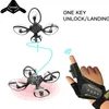 HJ Toys W606-16 Glove Hand Sensor Control Mini Micro Small WIFI FPV RC Drone Quadcopter RTF Remote Helicopter For Children Kids1