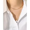 SHANICE S925 argent sterling Designer personnalité serpent os chaîne collier Hip Hop Cool Simple dames fille vacances mariage Q0531