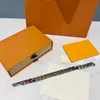Mode Womans Halsband Beacets Set för Kvinnor Man Wrap Manschett Slake Alloy Armband med Legering Spänne Par Natur Smycken med låda Jone02