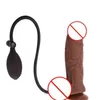 NXY Dildos Aufblasbare Penis False Große Anal Plug Realistische Saugnapf Sex Spielzeug und Erwachsene Spiele Produkte für Weibliche Orgasmus 0120