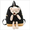 2022 crianças cartoon urso boneca sacos de escola meninos meninas mochilas crianças kindergarten saco de escola criança bolsas de princesa