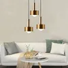 Nordic luxury restaurant pendant lights E27 living room lamps modern minimalist bar hanging lamps