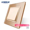 Livolo Manufacturer EU 표준 고급 크리스탈 유리 패널 푸시 버튼 2 웨이 스위치 키보드 키 패드 크로스 Y200407