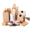 100 Pz Kraft Sacchetto di Carta Sacchetti Regalo Caramelle Biscotto Pane Sacchetto di Noci Per Biscotti Spuntino Cottura Cornici E Articoli Da Esposizione Forniture T200115