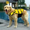 Giubbotto di salvataggio per cani Summer Swimming Survival Suit Surf Sci Guida Abbigliamento Costumi da bagno Saver Y200917