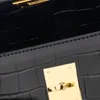 Lady Handbag Large Capacity Package Shopping Bag Fashion Alligator 5A Quality Genuine Leather Lock Hasp Women Tote Bag285K