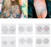 Diamanthäftande klistermärken Klistermärke Makeup Face Boob Jewel Crystal Festival Gems Party Makeup Stickers för Body Art Tools 14 stilar