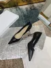 2021 Spring New Leather High Heels Skor Kvinnors Stiletto Peth Pump All-Match European Sexy Single Shoes