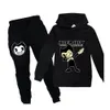 Findpitaya giyim setleri hoodies ceket bayan sweatshirt et pants çocuk blueeredblack 2011264019140