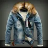 Men denim jacket and coats denim thick warm winter outwear Mens jacket retro men's hole patch 2020 New jackets tide