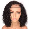 Wig women's short natural imitation human foaming face curly hair full head style