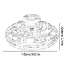 Flynova RC 미니 드론 UFO RC 쿼드콥터 손가락 끝 업그레이드 비행 자이로 플라이인 스피너 감압 RC 완구 어린이를 위한 선물 새로운 LJ201210