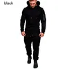 Tute da uomo 2023 Moda manica lunga Due pezzi Set Tuta con cappuccio Uomo Felpe sportive Set Big Size Casual