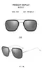 Woman Sunglasses Fashion Sunglasses non brand fashion Sun Glasses Mens Black Frame Grey Gradient Glass Lenses Des Lunettes De Sole3707176