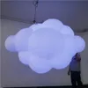 Free Shipping Inflatable Balloon Cloud With LED and CE Blower For Parade or Valentine's day Decoration