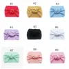 Noué Bébé Bandeaux Bonbons Couleur Nouveau-Né Headwrap Stretch Filles Large Turban DIY Chapeaux Bébé Cheveux Accessoires 15 Couleurs DW6178