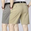 Cadeau du père hommes Cargo Shorts été hommes décontracté 100% coton pantalon court Sport couleur unie genou longueur mâle 220301