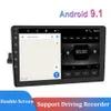 1Din 10.1 ''Andriod 9.1 lecteur multimédia de voiture GPS Navigation EQ autoradio pour universel Nissan Kia Polo Skoda Hyundai