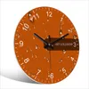 Zegary ścienne Nowoczesne Nordic Art Clock Moda Silent Quartz Solid Color Home Decor Gifts 12inch Digital