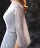 Benzersiz Tasarım Kollu Dantel Abiye Pretty Karahindiba Desen Uzun Balo Elbisesi Vestidos De Festa Custom Made