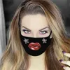 DHL 2020 8 Styles Sexy Lips Designer Face Mask 3D Printing Adjustable Protective Mask Dust and Haze with PM2.5 Breathable Face Masks