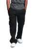 Men Designer Loose Joggers Solid Color Track Pants Casual Trousers Fashion Sports Cargo Pockets Pants Plus Size