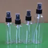 10ml 20ml 30ml 50ml 100ml 120ml Tom plastsprayflaska Makeup parfymvattensprutbehållare Black Cap Atomizers