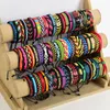 Vente en gros en vrac 50 PCS/Lot bracelets de manchette en cuir Vingate pour hommes femmes bijoux cadeaux de fête mélanger Styles taille réglable