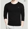 Mäns Tröjor 2021 Park O-Neck Tjock Varm Pullover Män Casual Striped Sweater Kläder Höst Vinter Knitwear Pull Homme