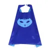 27 inch double layer child kids cosplay capes wholesale children cartoon cape and mask halloween performance