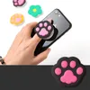 Universal Mobile Phone Bracket Cute 3D Animal Fold Phone Expanding Stand Finger Holder Panda Cat Paw Unicorn Phone Holder Stand