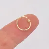 Öppna rostfritt stål näsa hoop ringar öron cartilage tragus örhängen segment ringar piercing kropp sexig smycken grossist