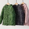 Women's Down Parkas Women 2022冬の濃厚な茶色のジャケット韓国語バージョン緩んだパッドコート学生パフジャケットluci22