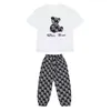 Ropa para niños Boutique Girl Sets 2021 VERANO NIÑOS BLANCOS T-SHIRTS Pantalones deportivos Traje Adolescentes Ropa de adolescentes 10 trajes de 12 años G0119