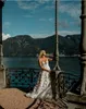 Sexy A Line Wedding Dresses Deep V Neck Illusion Appliqued Boho Bridal Gowns Plus Size vestido de novia Custom Made