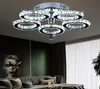 K9 Crystal LED Kroonluchters Verlichting Moderne Chrome Plafon Luster Armatuur Rvs Plafondlampen voor Keuken