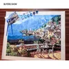 숫자에 의해 chenistory 바다 풍경 유화 DIY 디지털 그림 캔버스에 숫자에 의해 색칠하는 독특한 선물 홈 장식 40x50 Y200102