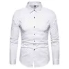 2021 Fashion Brand Shirt Men Dress Shirts Cotton 5xl High Quality Long Sleeve Slim Fit Streetwear Top Grade Casual Mens Clothing G0105