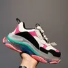 Originals Klassiska toppskor Designer Triple S 17FW Sneakers Skor Dam Herr Klar sula Svart Vit Röd Grön Plattform Paris Vintage Triple-S Lyx Jogging Bowling