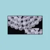 Gioielli di perline sfuse di cristallo 6,8,10-20 mm quarzo di roccia naturale incrinato gemma rotonda filo 15 "consegna goccia 2021 M8L