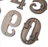 Extra grote retro-nummer andere deur hardware creatieve boodschappen gietijzeren metalen digitale letter symbool van DIY