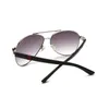 Luksusowe designerskie okulary przeciwsłoneczne dla mężczyzn i kobiet letnie metalowe okulary przeciwsłoneczne do jazdy w stylu vintage kierowcy okulary ochronne Uv400 z pudełkiem