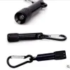 Colorful mini LED Flashlight Aluminum Alloy Torch Flashlights with Carabiner Ring Keyrings Key Chain gifts for kids2021