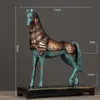 RETRO HANDICRAFTS IMITATION BRONZE WAR HORSE CONNAMENTS DEKADACJE DOMOWE DEKTOTEK CHIBETA BIURO DESKTOP